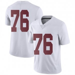 NCAA Youth Alabama Crimson Tide #76 Tommy Brockermeyer Stitched College Nike Authentic No Name White Football Jersey IR17A74YT